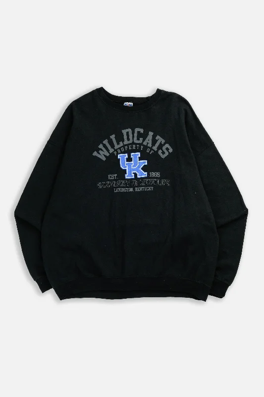 Long Sleeve Fantasy Shirts-Vintage Kentucky Wildcats Sweatshirt - XXXL