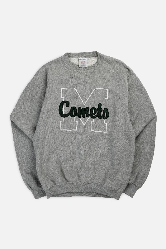 Long Sleeve Birthday Shirts-Vintage Minnesota Comets Sweatshirt - M