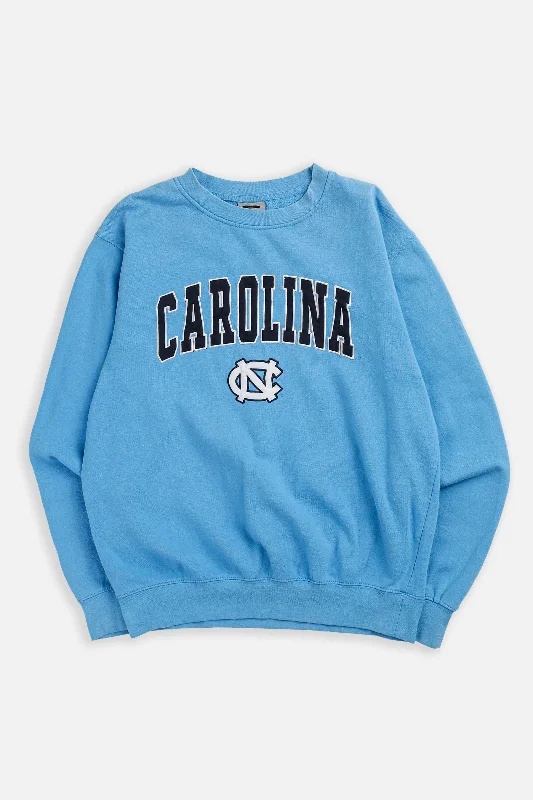 Long Sleeve Celestial Shirts-Vintage North Carolina Sweatshirt - M