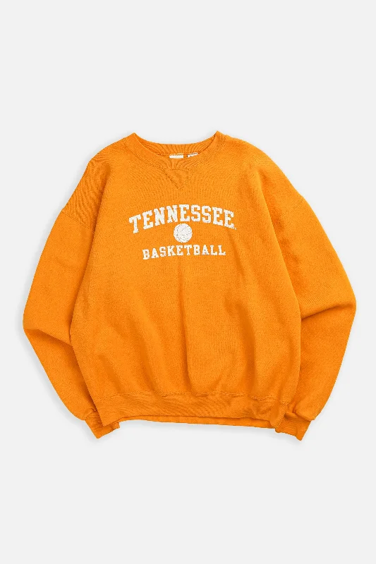 Long Sleeve Affirmation Shirts-Vintage Tennessee Basketball Sweatshirt - L