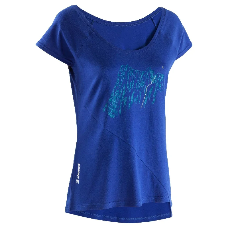 Music T-Shirt for Women-Women's Climbing T-Shirt Short Sleeve Jorasses