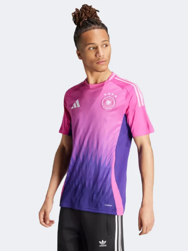 Basketball T-Shirt for Women-Adidas Germany 24 Away Men Football T-Shirt Fuchsia/Purple