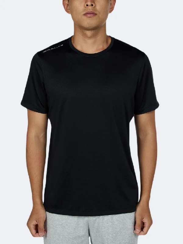 Short Sleeve T-Shirt for Men-Anta Advanced Men Running T-Shirt Black