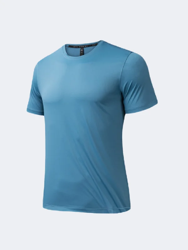 Short Sleeve T-Shirt for Women-Anta Advanced Men Running T-Shirt Blue