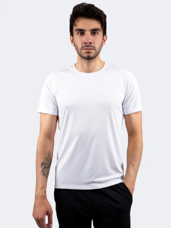 Sleeveless T-Shirt for Men-Anta Advanced Men Running T-Shirt White