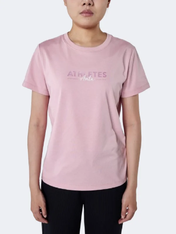 Gothic T-Shirt for Men-Anta Group Purchase Women Training T-Shirt Pink