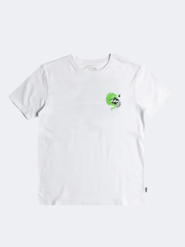 Sleep T-Shirt for Women-Billabong Iguana King Boys Lifestyle T-Shirt White