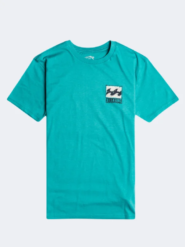 Promotional T-Shirt for Men-Billabong Stamp Boys Lifestyle T-Shirt Sea Green