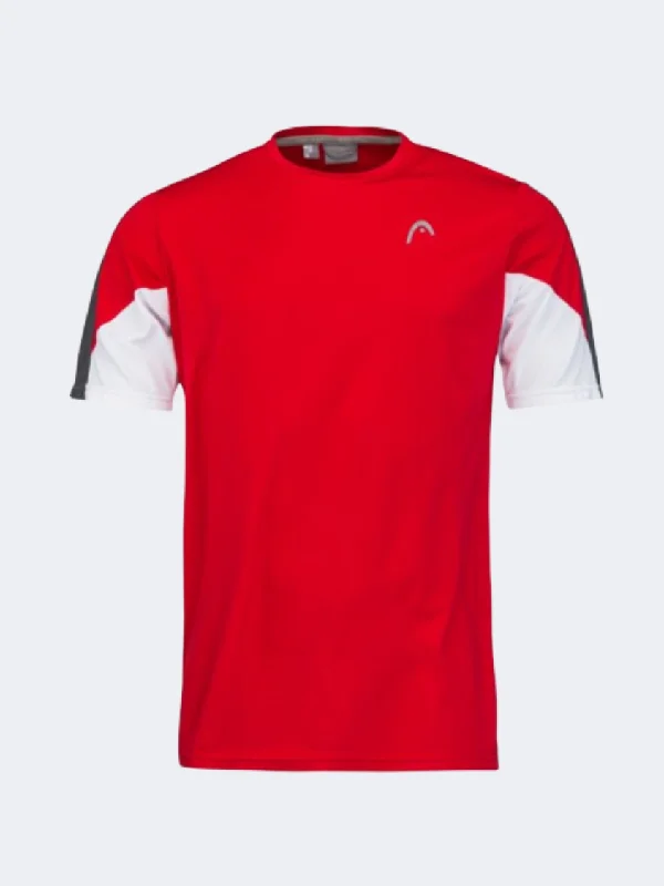 Band T-Shirt for Men-Head Club 22 Tech Men Padel T-Shirt Red