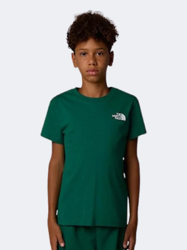 Personalized T-Shirt for Women-The North Face Redbox Nse Boys Lifestyle T-Shirt Green