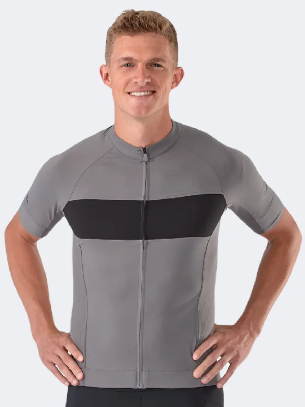 Superhero T-Shirt for Men-Trek Circuit Ltd Men Biking T-Shirt Charcoal/Black