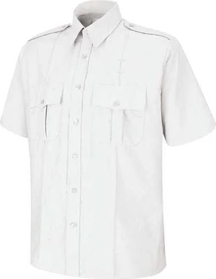 Cute Button Down Shirts for Women-Red Kap SP46 Security Shirt - White