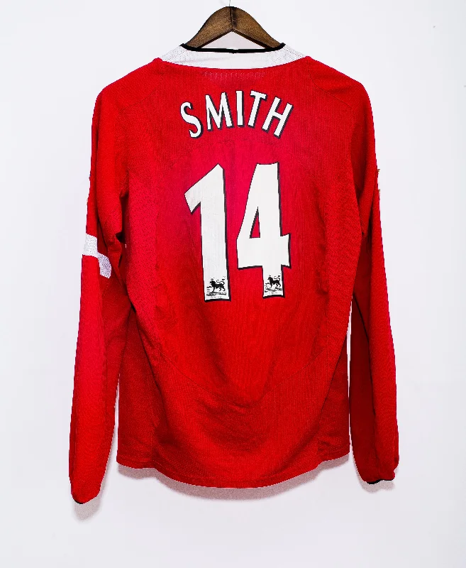 Long Sleeve Musician Shirts-Manchester United Alan Smith Long Sleeve ( L )