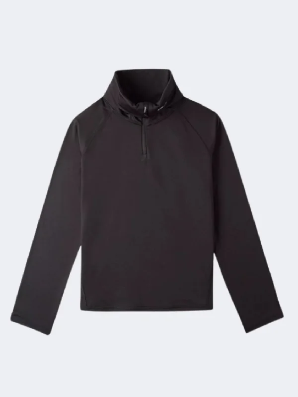 Long Sleeve Layering Shirts-ONeill Clime Girls Skiing Long Sleeve Black Out