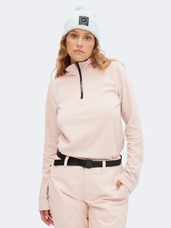 Long Sleeve Cozy Shirts-ONeill JackS Women Skiing Long Sleeve Peach Whip