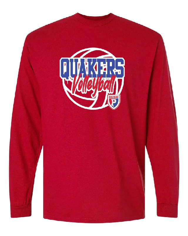 Long Sleeve Checkered Shirts-PCMS Volleyball Long Sleeve Shirt (Dri Fit or 50/50)