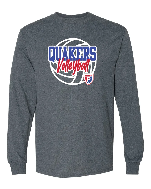 Long Sleeve Classic Shirts-PCMS Volleyball Long Sleeve Shirt (Dri Fit or 50/50)