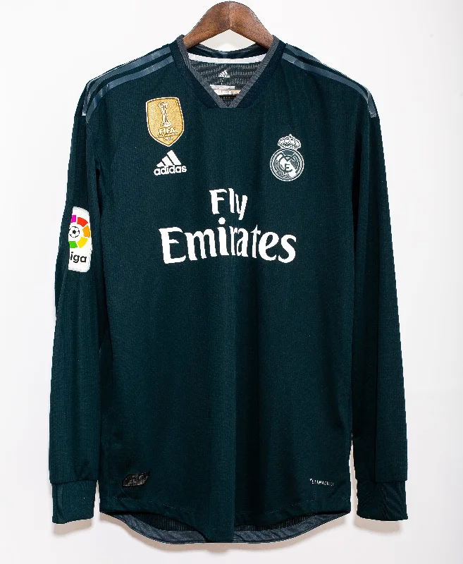 Long Sleeve Family Reunion Shirts-Real Madrid 2019 Long Sleeve Away