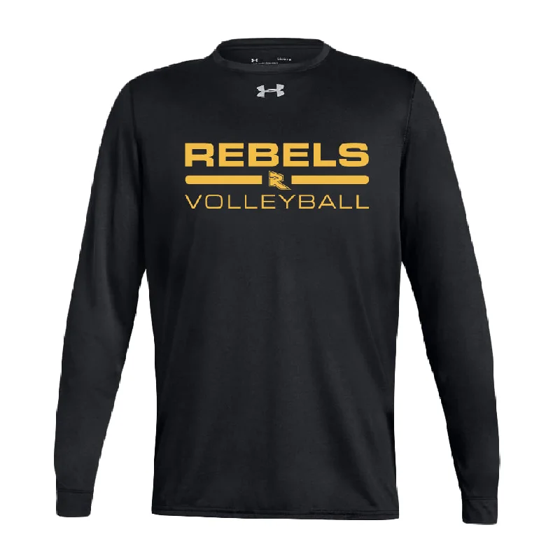 Long Sleeve Cozy Shirts-Rebels Volleyball Under Armour® Locker 2.0 Long Sleeve Shirt - Black