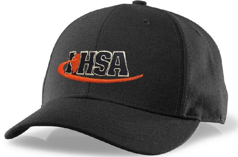 Matching Hat for Women-Richardson Black 6-Stitch Base Umpire Hat (IHSA)