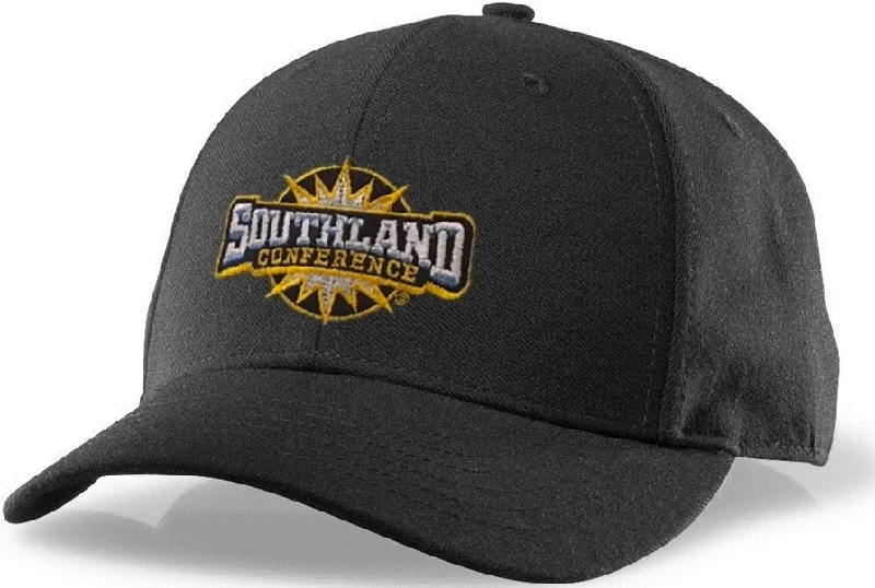 Branded Hat for Men-Richardson Black 6-Stitch Base Umpire Hat (SC)