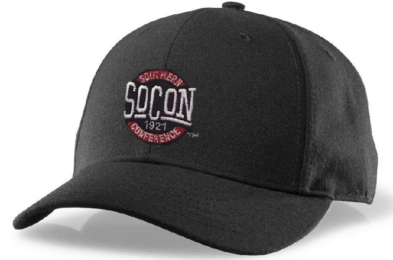 Printed Hat for Women-Richardson Black 6-Stitch Base Umpire Hat (SOCON)