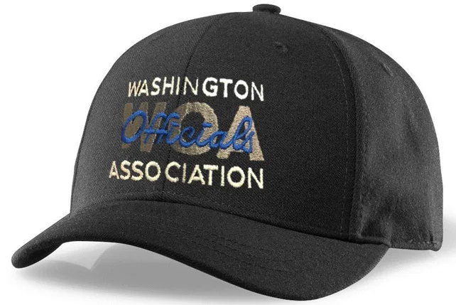 Custom Hat for Men-Richardson Black 6-Stitch Base Umpire Hat (WOA)