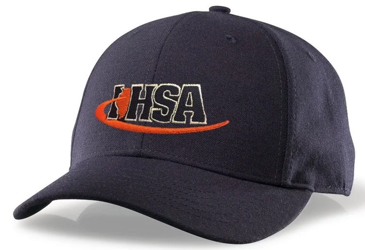 Baseball Team Hat-Richardson Navy 6-Stitch Base Umpire Hat (IHSA)