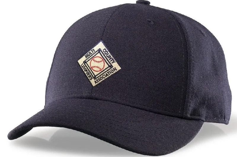 Team Hat for Men-Richardson Navy 6-Stitch Base Umpire Hat (MCUA)