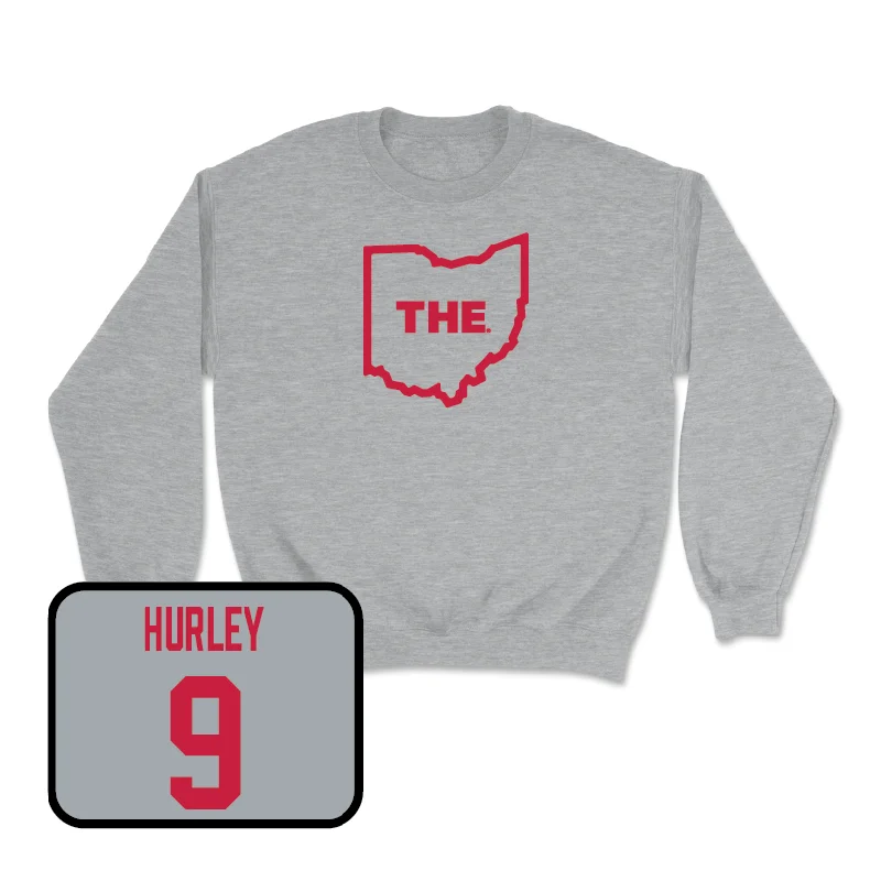 Long Sleeve School Shirts-Sport Grey Men's Volleyball The Crew  - Daniel Hurley