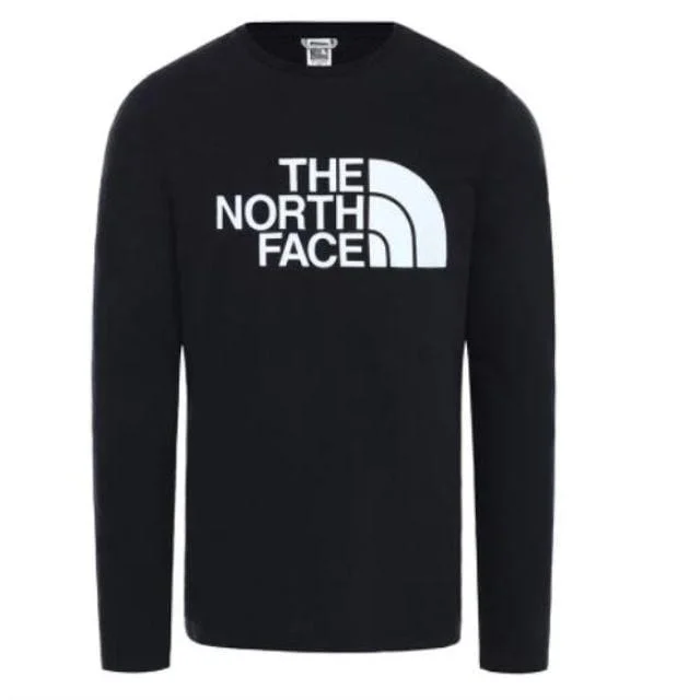 Long Sleeve eSports Shirts-The North Face Half Dome Men Lifestyle Long Sleeve Black Nf0A4M8Mjk31