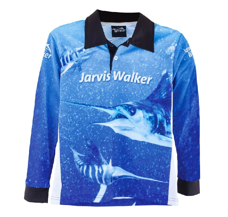 Long Sleeve Matching Shirts-Jarvis Walker Marlin Kids Fishing Shirt