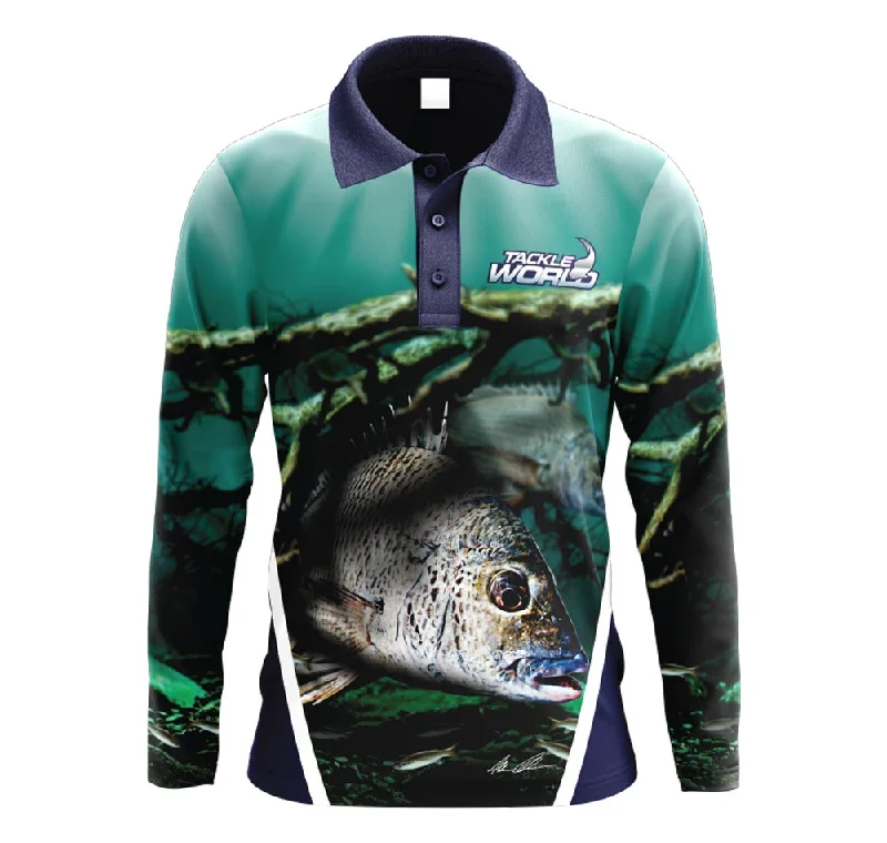 Long Sleeve Hindu Shirts-Tackle World Angler Series Bream Adults Fishing Shirt