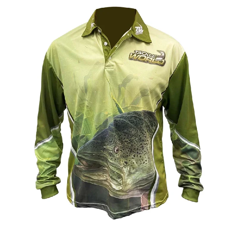 Long Sleeve T-Shirts for Women-Tackle World Cod Adults Fishing Shirt