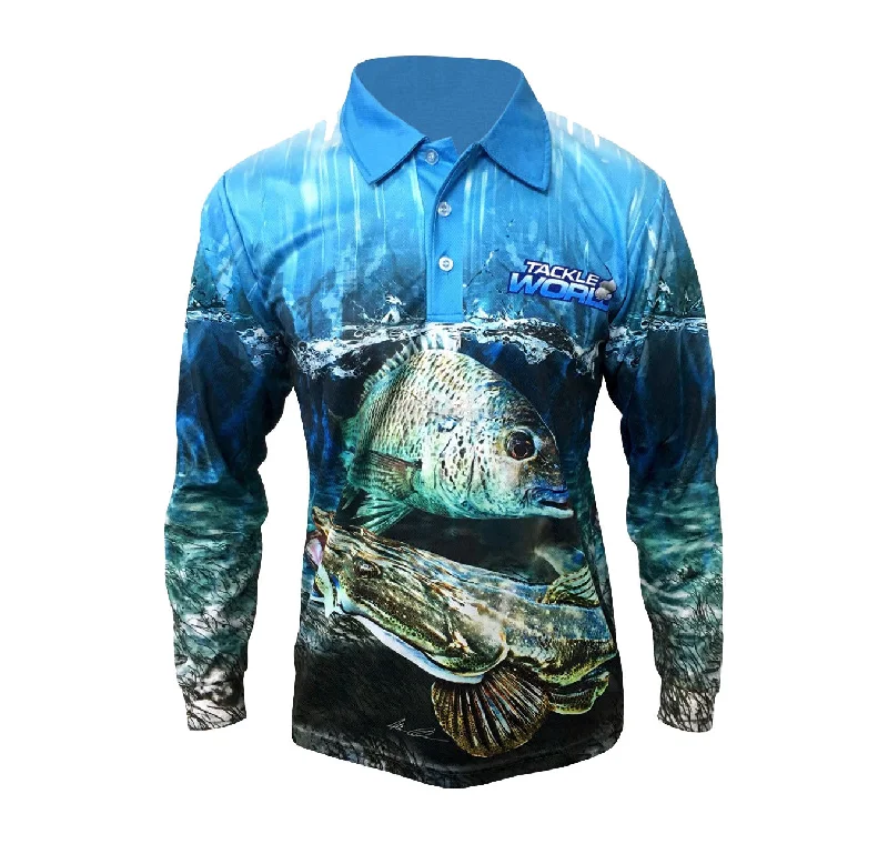 Long Sleeve Running Shirts-Tackle World Elite Southern Species Fishing Shirts