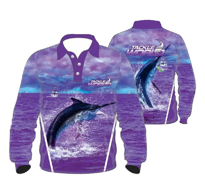 Long Sleeve Quote Shirts-Tackle World Ladies Marlin Fishing Shirt